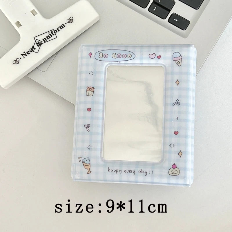 Korean Ins Style Cartoon One-Grid Card Album Envelope-Inspired Photocard Binder for Kpop Idol Collectors